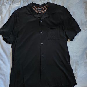 Express Rayon Camp Collar Short Sleeve